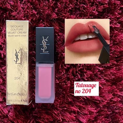 ysl beige underground 204|Tatouage Couture Velvet Cream Matte Liquid Lipstick .